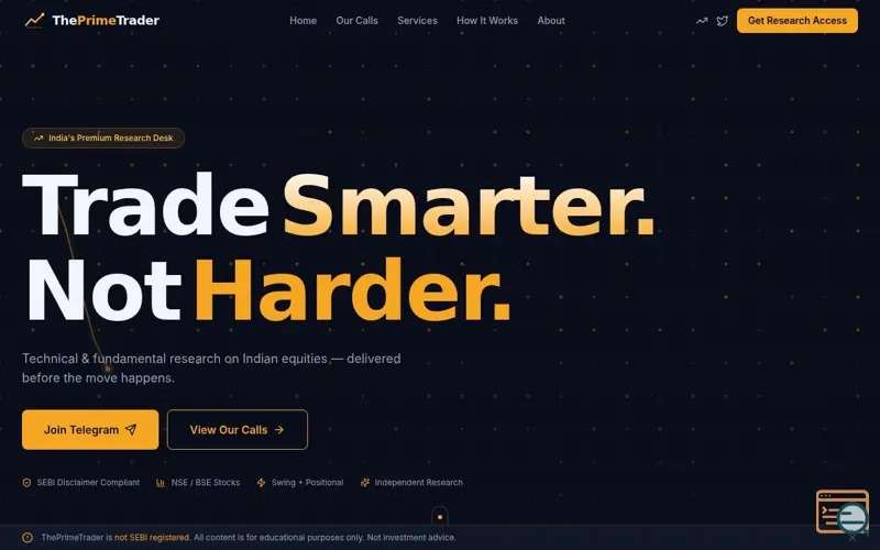 Screenshot of The Prime Trader