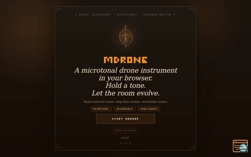 Screenshot of Mdrone