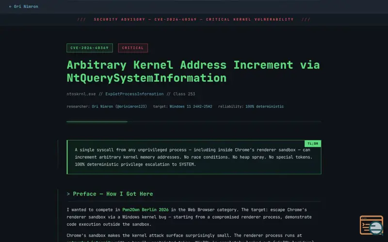 Screenshot of Pwn2nimron