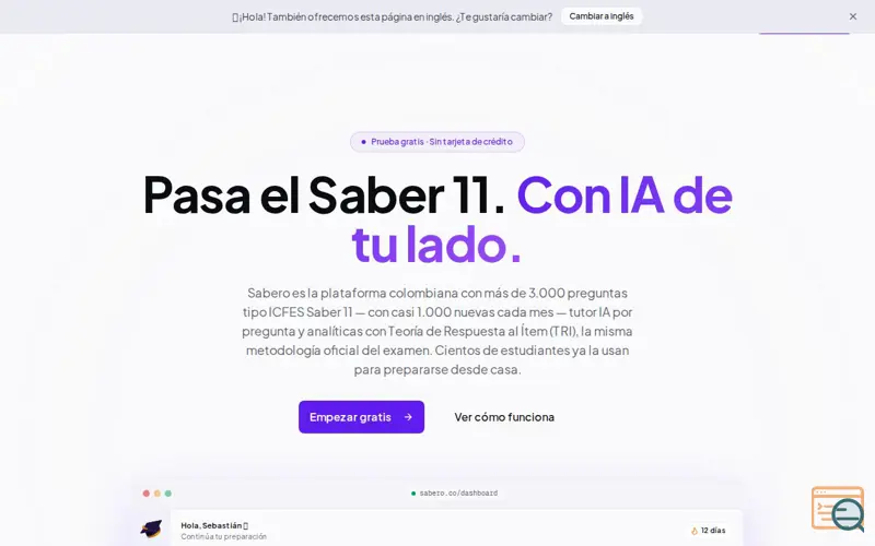 Screenshot of Sabero