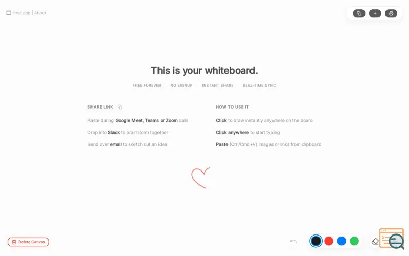 Screenshot of Cnvs