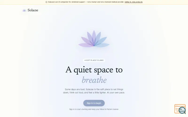 Screenshot of Solacse