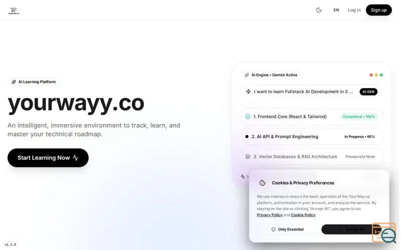 Screenshot of yourway