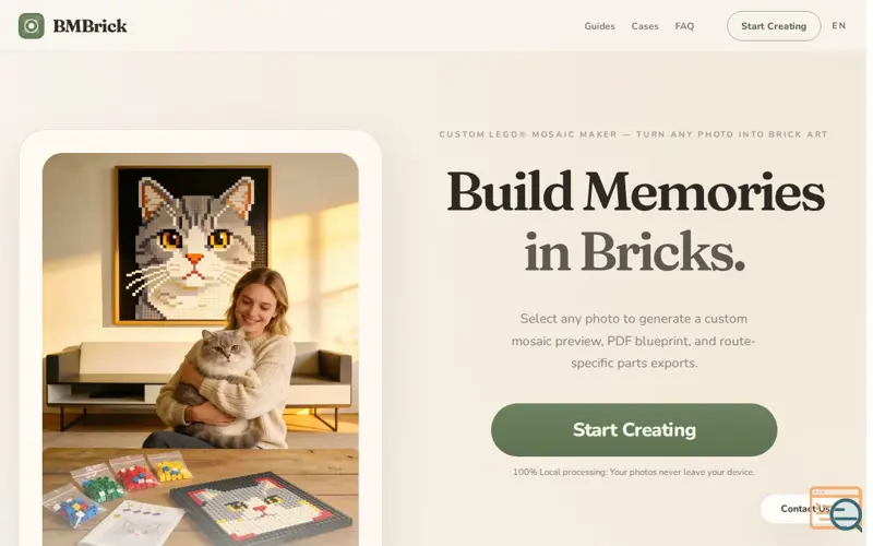 Screenshot of BMBrick