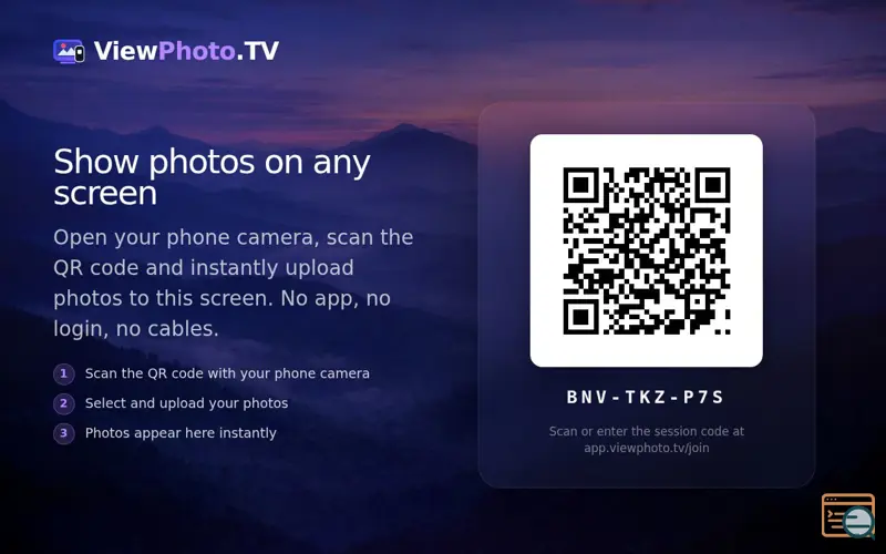 Screenshot of ViewPhoto.TV - Show Photos on Any Screen