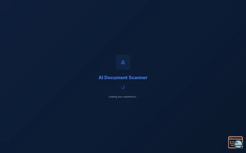 Screenshot of Document Scanner