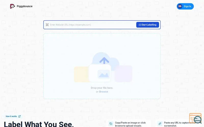 Screenshot of PiggyBounce