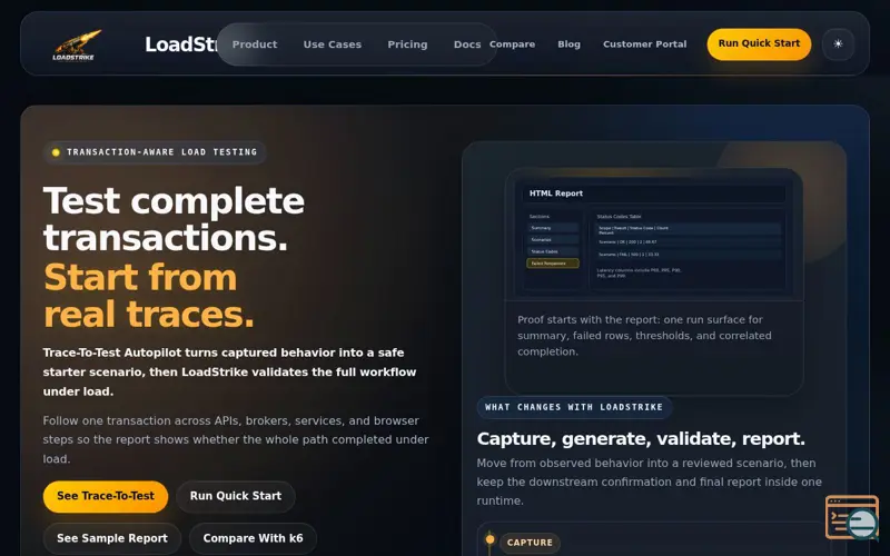Screenshot of LoadStrike