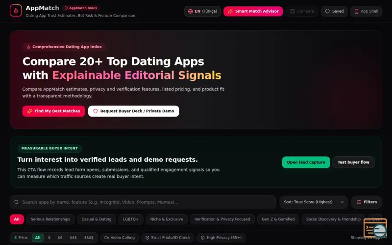 Screenshot of AppMatch