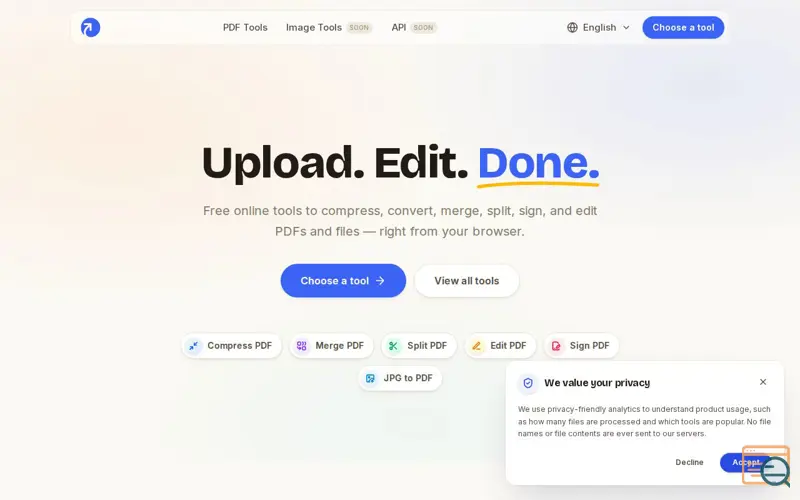 Screenshot of Uplou