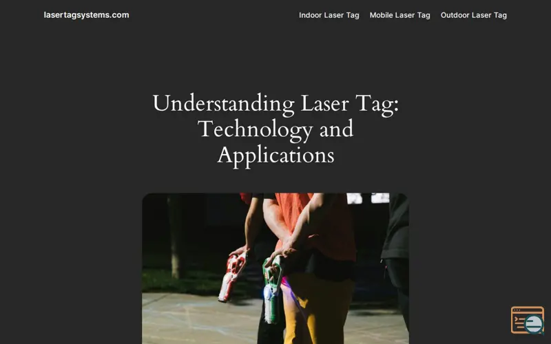Screenshot of Laser Tag Systems