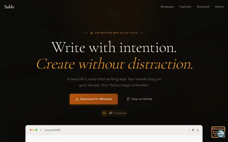 Screenshot of Sable