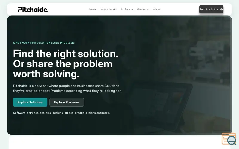 Screenshot of Pitchaide