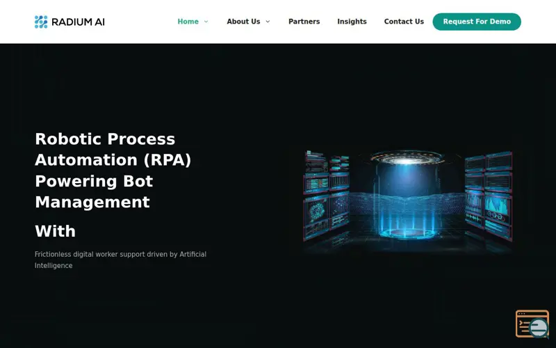 Screenshot of Radium AI