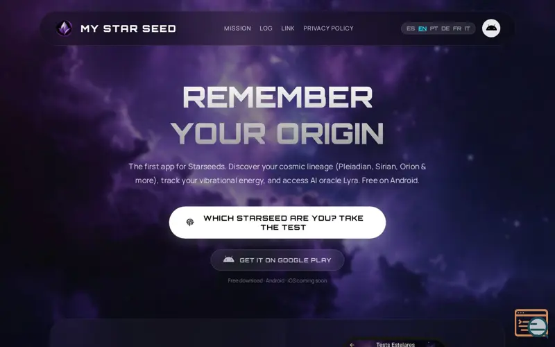 Screenshot of My Star Seed: Starseed Origin