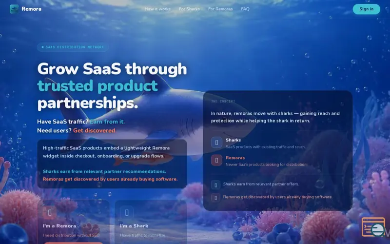 Screenshot of Remora