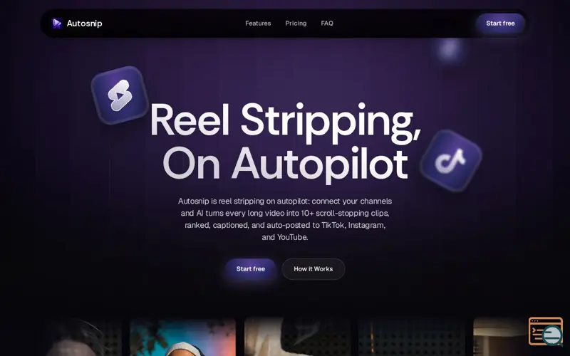 Screenshot of Autosnip
