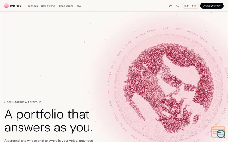 Screenshot of Twinfolio