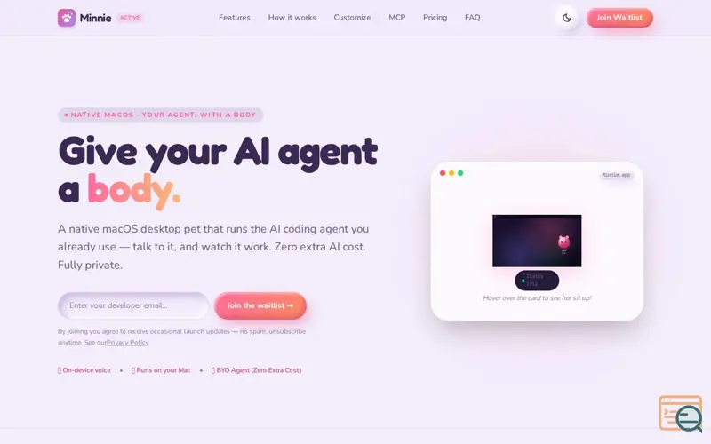 Screenshot of Minnie