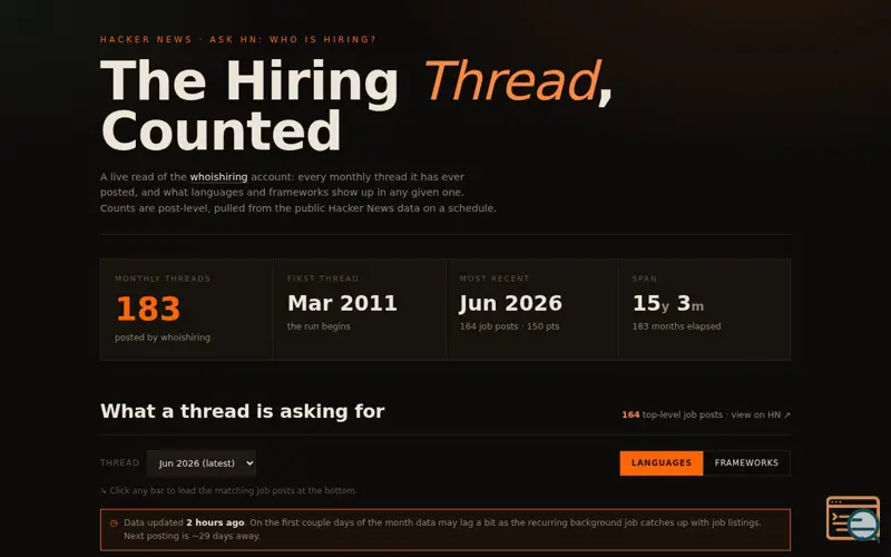 Screenshot of Hacker-hirings