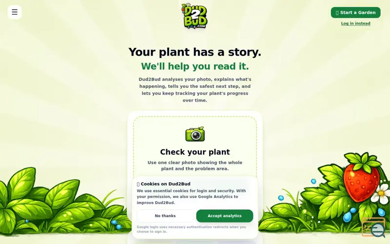 Screenshot of Dud2Bud