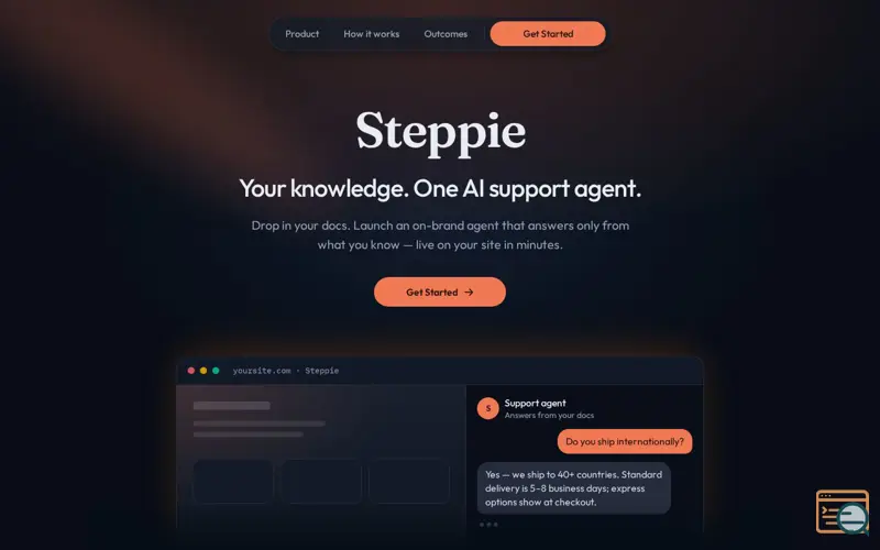Screenshot of Steppie