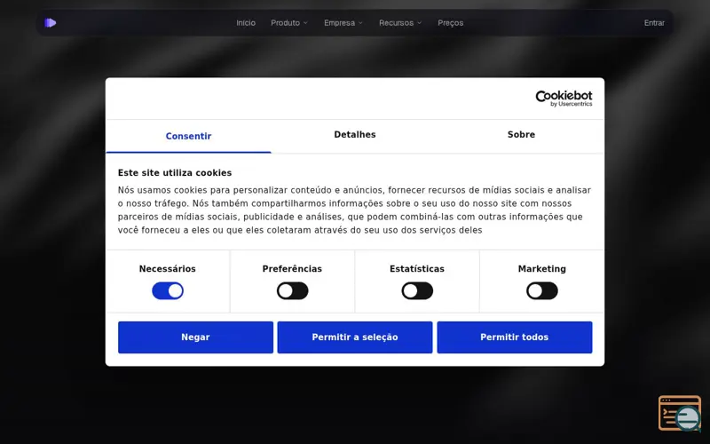 Screenshot of SleepComet — Clipagem Automática com IA