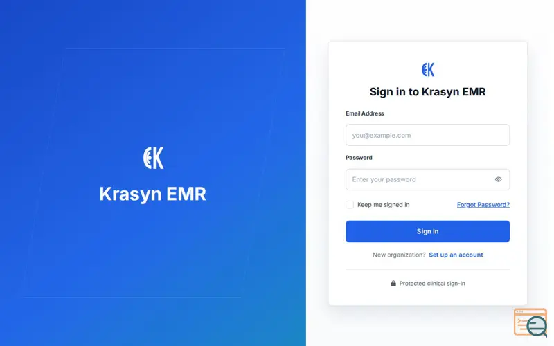 Screenshot of Krasyn EMR