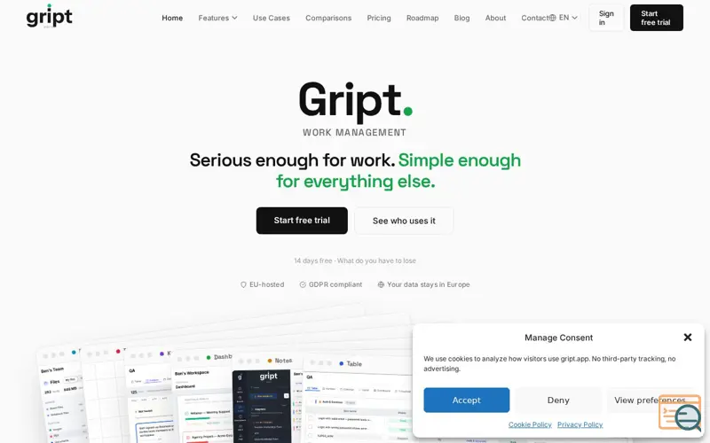 Screenshot of Gript.app