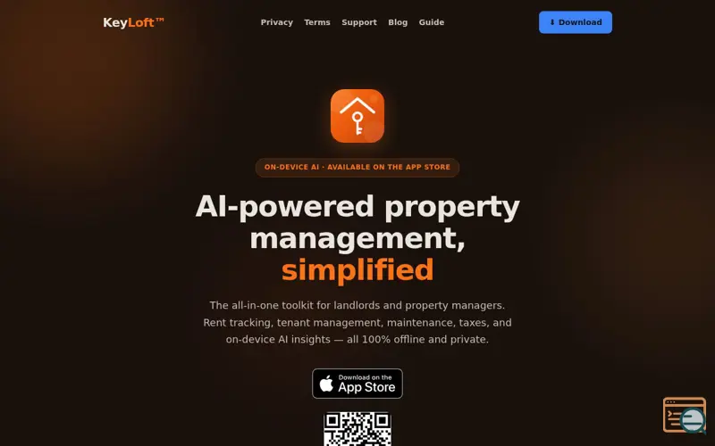 Screenshot of KeyLoft