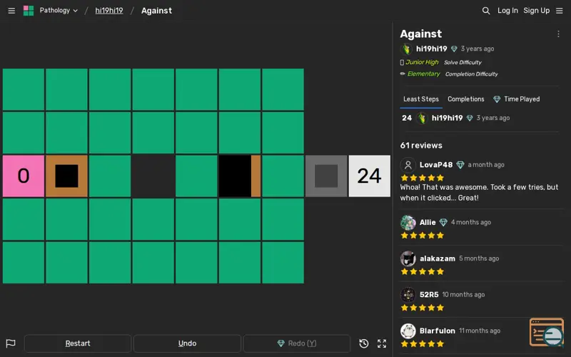 Screenshot of Pathology
