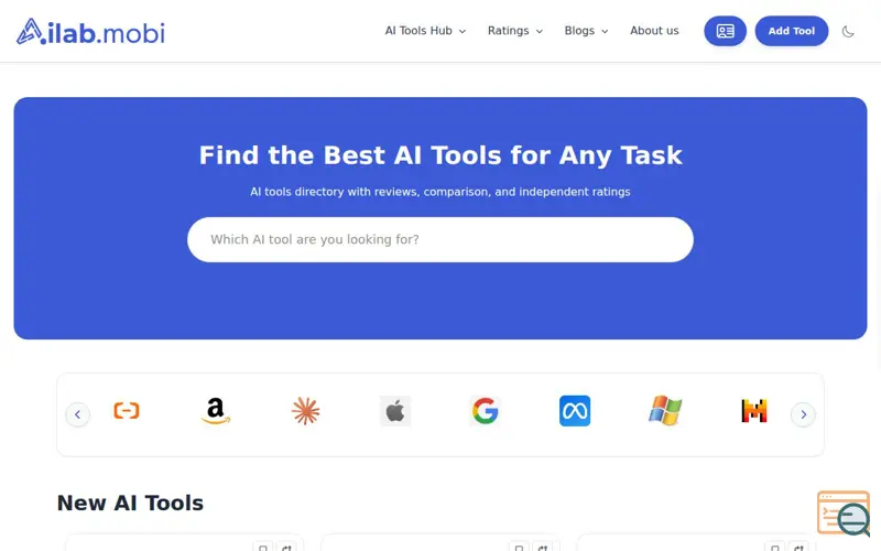 Screenshot of Ailab.Mobi