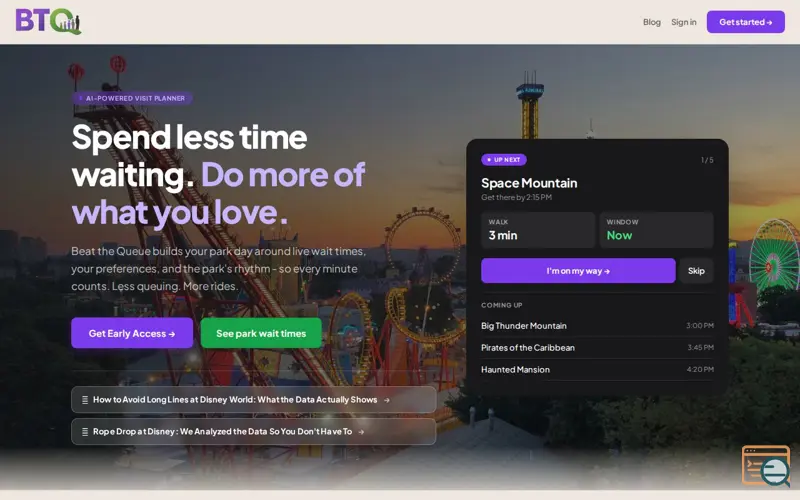 Screenshot of Beat the Queue