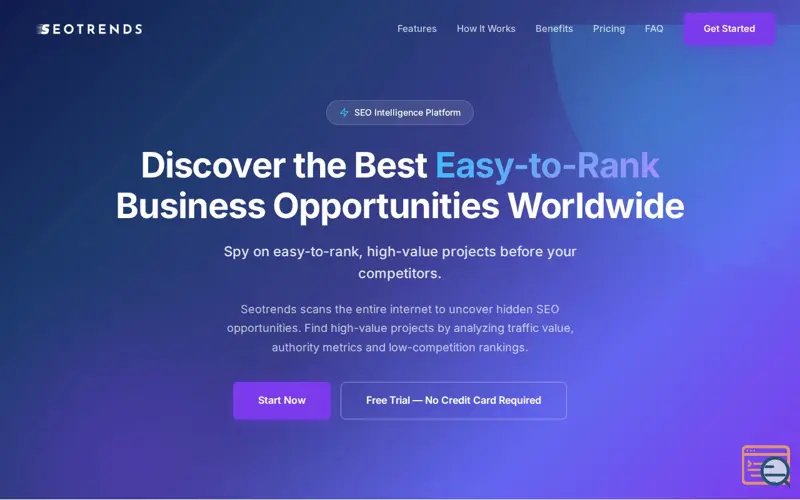 Screenshot of Seotrends