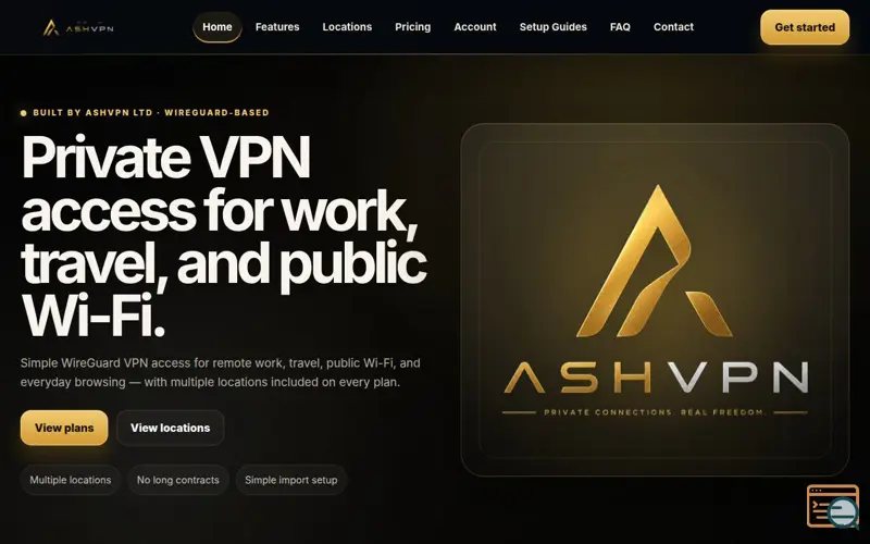 Screenshot of AshVPN