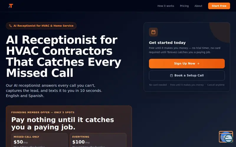 Screenshot of Torevez