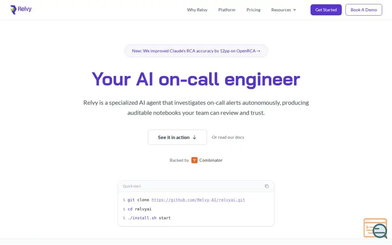 Screenshot of Relvy