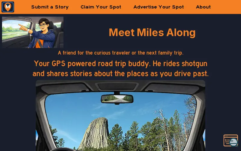 Screenshot of Miles Along
