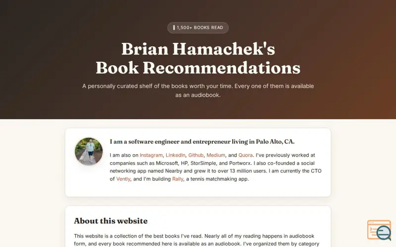 Screenshot of Brianhama
