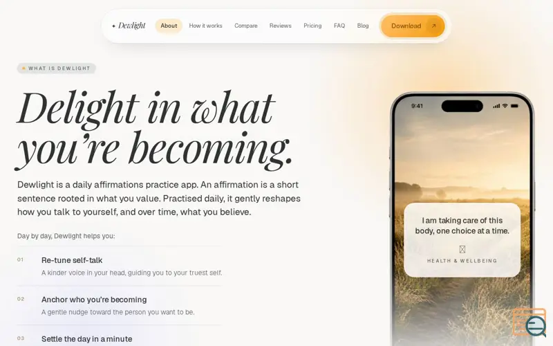 Screenshot of Dewlight