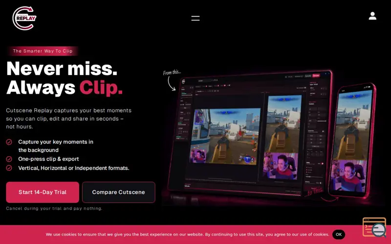 Screenshot of Cutscene Replay