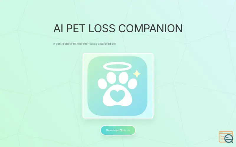 Screenshot of AI Pet Loss companion
