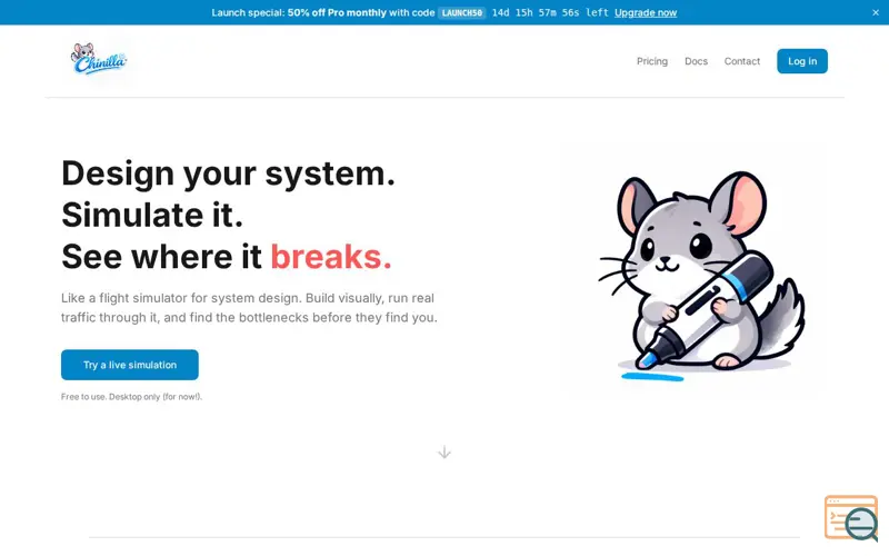 Screenshot of Chinilla
