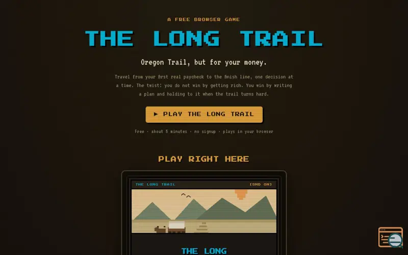Screenshot of The Long Trail