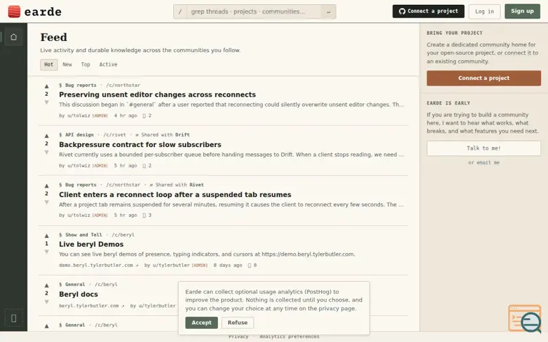 Screenshot of Earde