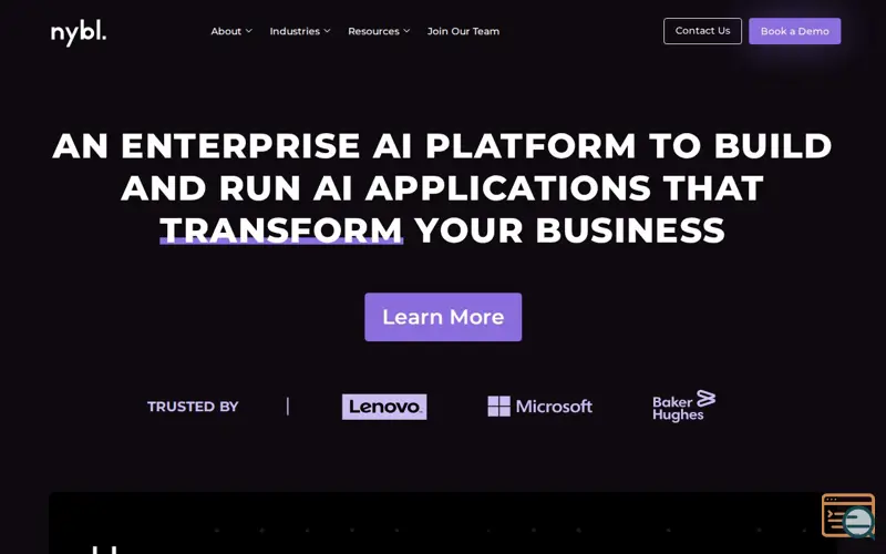 Screenshot of nybl