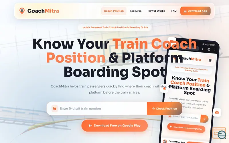 Screenshot of CoachMitra