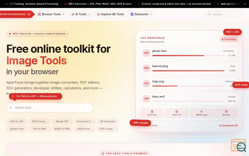 Screenshot of ApexToolz