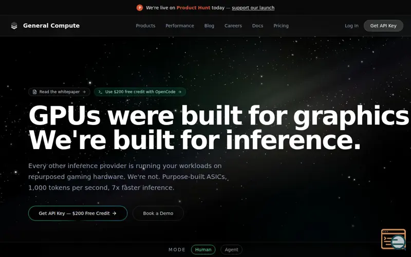 Screenshot of General Compute