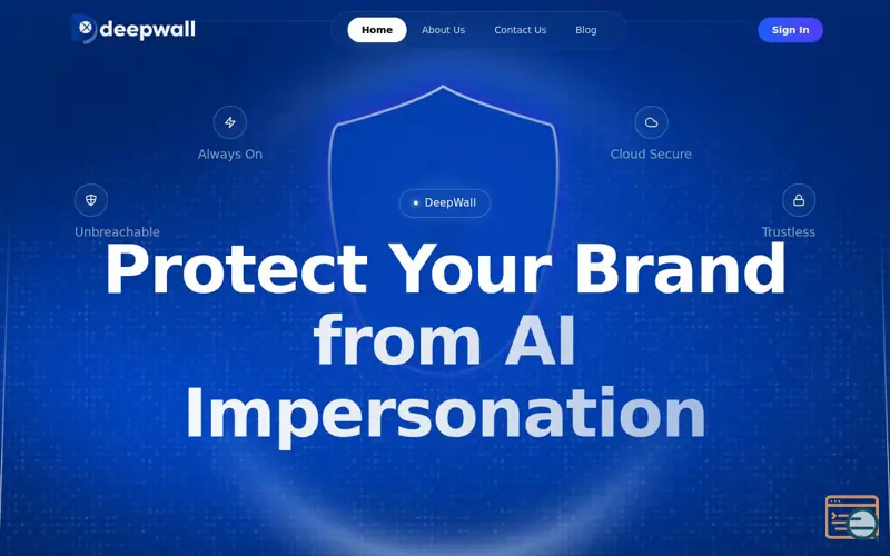 Screenshot of DeepWall